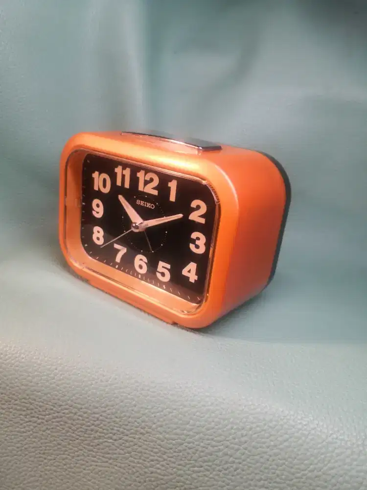 jam meja seiko alarm weeker