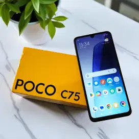 Ram 8+8 internal 256GB - Poco C75 mulus lengkap