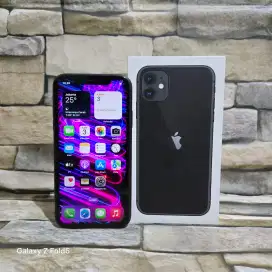 Iphone 11 128Gb Resmi ibox BH 87% Fulset segel mulus 95%