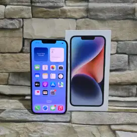 Iphone 14 128Gb Resmi ibox BH 93% Fulset segel mulus 98%