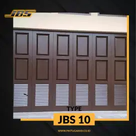 Pintu gerasi dan ruko model lipat bahan full besi galpanis