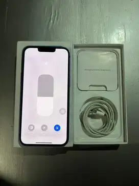 Dijual Iphone 13 Blue 256GB Lengkap Terdaftar