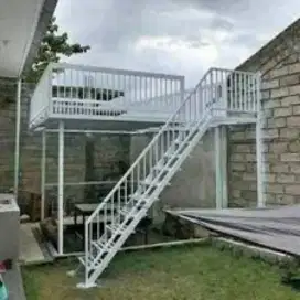 Mezzanine minimalis mewah bahan full besi galpanis