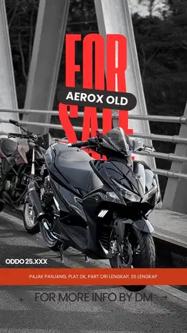 FORSALE AEROX OLD 2019