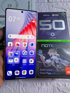 Infinix Note 50 Pro 4G Ram 8gb Rom 256gb Lengkap MuLus 2 Minggu Pakai