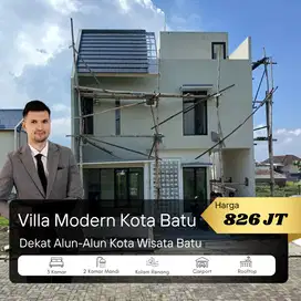 Villa Modern Batu Malang, Fasilitas Lengkap Dekat Banyak Wisata