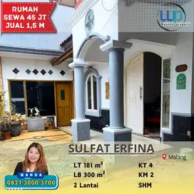 Dijual Cepat Rumah Siap Pakai di Sulfat Malang