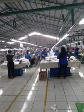 DIJUAL /  TAKEOVER PABRIK GARMENT AKTIF DI CURUG GUNUNG SINDUR BOGOR. 