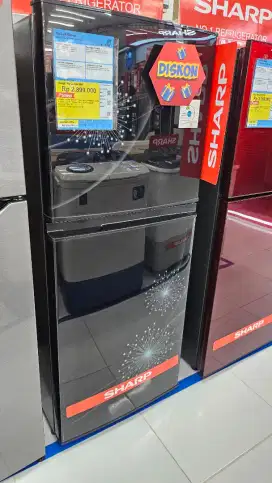 Kulkas 2 pintu sharp SJ-237MG-DB