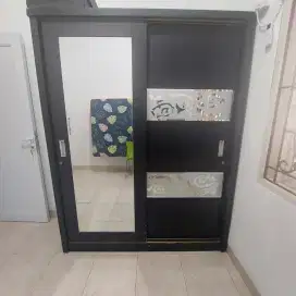 Lemari pakaian 2pintu sliding