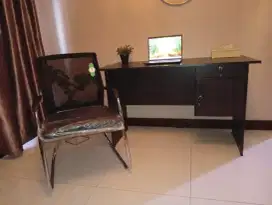 SET PERALATAN KANTOR MEJA KURSI KERJA MINIMALIS