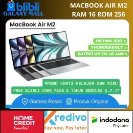 Macbook Air M2 Ram 16 Rom 256 Bergaransi Resmi