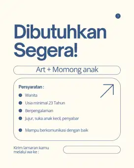 Art + momong anak