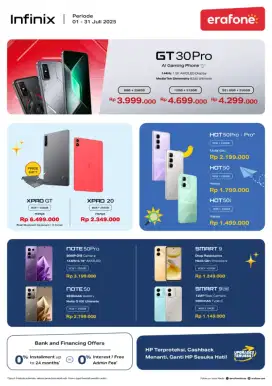 Infinix ~ Note50/50pro, Note40, Hot50pro/50/50i, Smart9, XPad | DP 0%