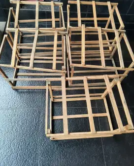 PALET KAYU UKR 60 cm X 40 cm X 44 cm( isi 5 palet kayu )