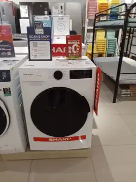 Mesin cuci sharp10/8kg
