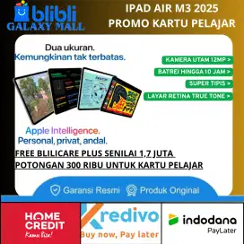 Promo Ipad Air M3 Benefit Up to 2,5 Juta Garansi Resmi