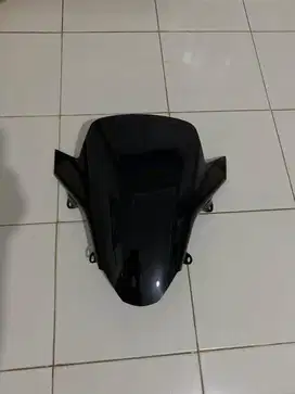 JUAL VISOR WINDSHIELD NEW PCX 160 WARNA BLACK DOFF