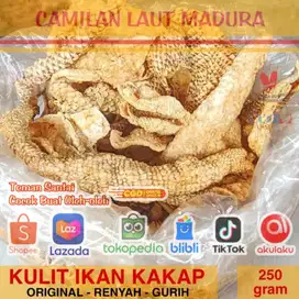 Camilan Sehat Kulit Ikan Kakap Asli Madura – Renyahnya Beda