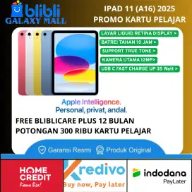 Promo Ipad 11 (Bionic A16) Potongan Tambahan Kartu Pelajar