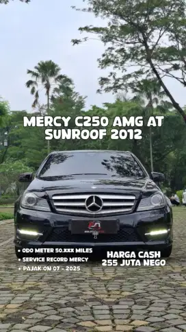 For sale mercy C 250 AMG plus 2012, Good condition.