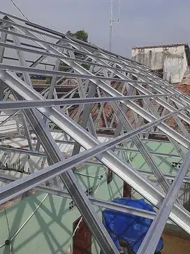 Bongkar dan Renovasi Dgn Baja Ringan BIMA TRUSS Psti Kuat dan TERMURAH