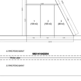 DIJUAL Tanah Kavling Premium. NOL Ringroad