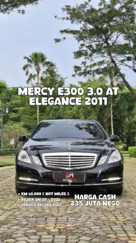 For sale mercy E300 elegance 2011, Good condition