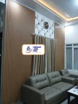 Menjual bahan material plafon PVC dan WPC wall panel