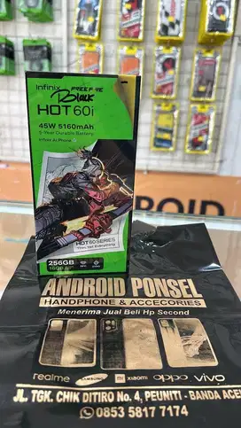 BARU! INFINIX HOT 60i RAM 16/256 GARASI RESMI SPEK GAME BISA TKAR TMBA
