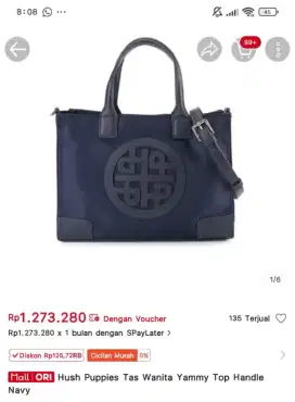 Tas hush puppies baru