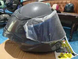 Helm Full Face MLA Baru Gress Ganteng Visor Blue Murah
