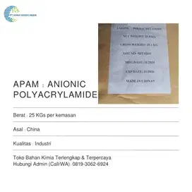 APAM Anionic Polyacrylamide LG 25 KGs