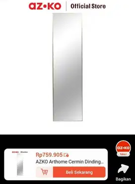JUAL RUGI STANDING CERMIN