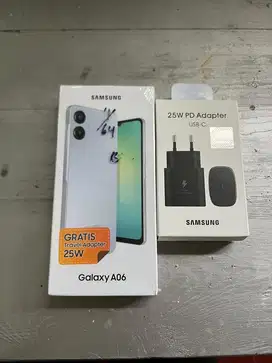Samsung A06 Blue Ram 4 internal 64GB Garansi Sein