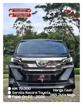 For sale Vellfire G ATPM 2015