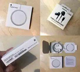 Magsafe Charger ori iBox + Earphone Type C Samsung