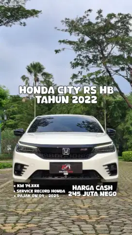 For sale Honda city HB RS 2022, Good condition