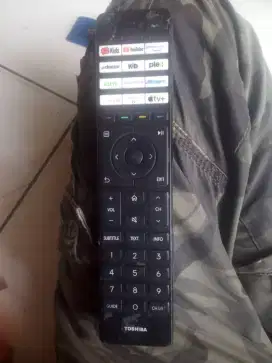 Remot tv led smart android toshiba normal siap pakai nego tipis