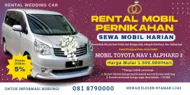 Rental/Sewa Mobil Alphard 1 Toyota NAV 1 Silver Full Day