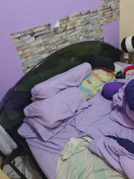Jual Tempat Tidur Kayu Jati \ Tidak sama kasur Uk. 200 x 200