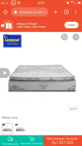Uniland springbad 180x200 preloved