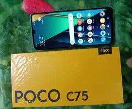 Poco C75 ram:8/257 br 2 Minggu, full set, tdk ada minus da 99,% mulus