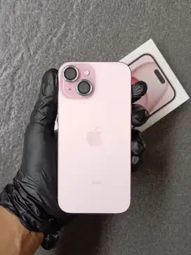 Apple iPhone 15 Pink 128gb Fullset original Resmi