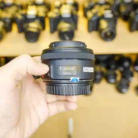Lensa Canon 50mm 1.8 STM No Box Mulus