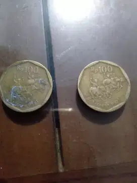 Koin 100 rupiah karapan sapi tahun 1991