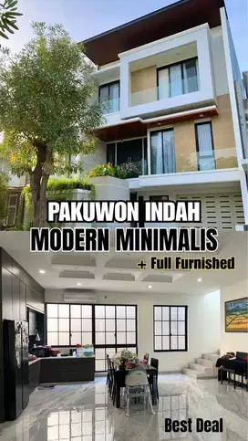 Dijual Rumah Modern Tropis Minimalis Pakuwon Indah