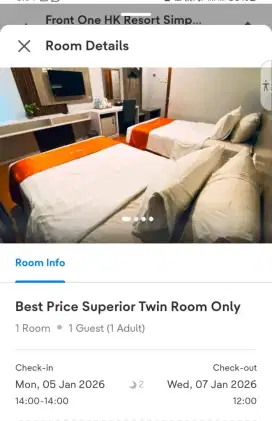 SEMARANG HOTEL ROOM ONLY