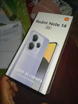 BNIB SEGEL BOX Redmi Note 14 5G Ram 12/512Gb Warna Hitam Garansi Resmi