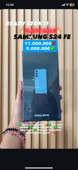 FLASH SALE SAMSUNG S24 FE FREE ADAPTOR
